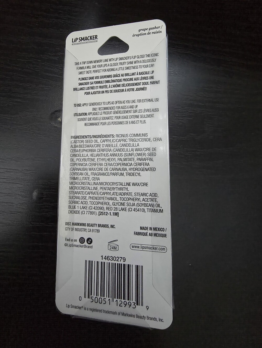 Lip Smacker Grap Lip Gloss Flip Gloss - Picture 3 of 3